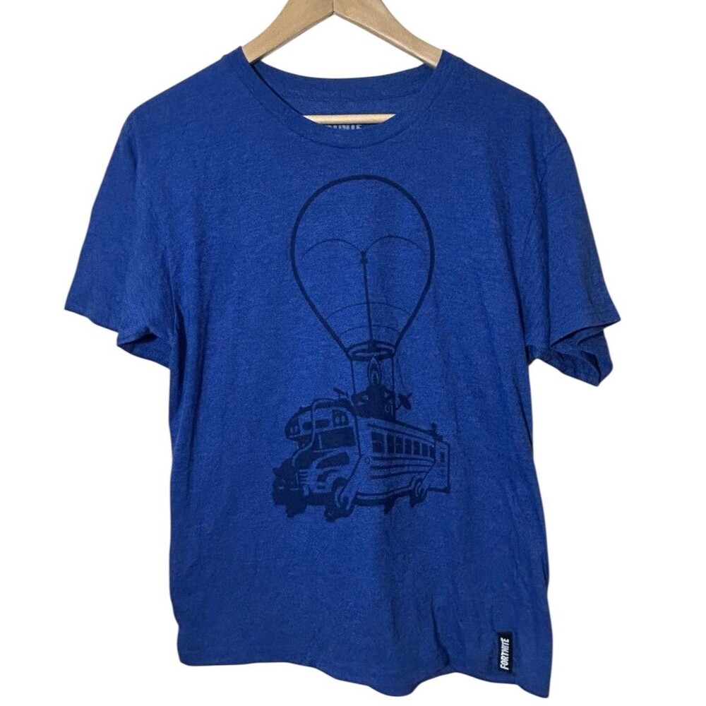 Fortnite Boys Battle Bus Balloon T Shirt - Size XXL 18/20